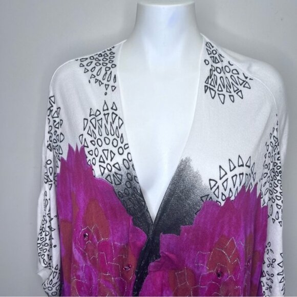 Desigual Floral Kimono Oversized Size XS - Picture 3 of 10